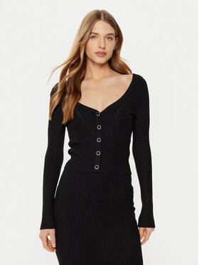 Guess Guess Kardigan W5RR08 Z2V62 Czarny Regular Fit