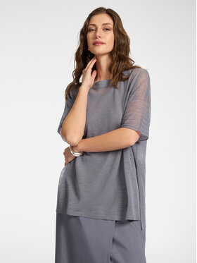 Elena Mirò Elena Mirò Sweter M609Z000758N023 Szary Regular Fit