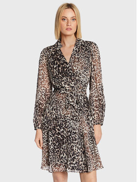 DKNY DKNY Kasdieninė suknelė DD2G6447 Smėlio Regular Fit