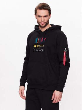 Alpha Industries Alpha Industries Bluza Muhammad Ali Pop Art 136340 Czarny Regular Fit