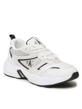 Calvin Klein Jeans Calvin Klein Jeans Sneakersy Retro Tennis Su-Mesh YW0YW00891 Biela