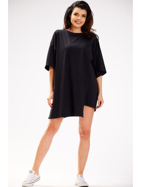 Infinite You Infinite You Sukienka codzienna M252 Czarny Basic Fit