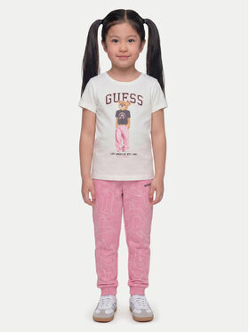 Guess Guess Dressipüksid J6YB03 K3924 Heleроosa Regular Fit