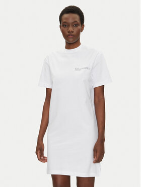 KARL LAGERFELD KARL LAGERFELD Rochie de zi A2W13036 Alb Regular Fit
