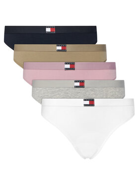 Tommy Hilfiger Tommy Hilfiger 5 stringu pāru komplekts UW0UW05642 Daudzkrāsains