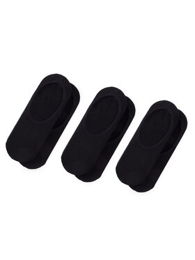 Vans Vans Zestaw 3 par stopek męskich Classic Super No Show VN000XTTBLK Czarny