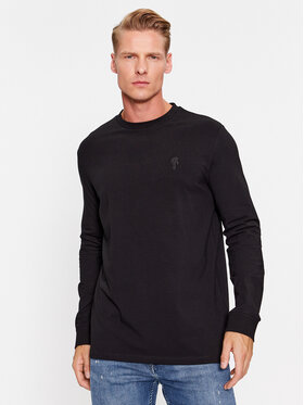 KARL LAGERFELD KARL LAGERFELD Marškinėliai ilgomis rankovėmis 755028 534221 Juoda Regular Fit