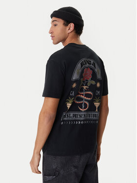RVCA RVCA T-Shirt Roses Poster EVYZT00281 Černá Regular Fit
