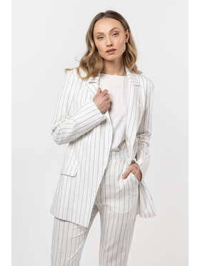 Awama Awama Marynarka A728 Écru Basic Fit