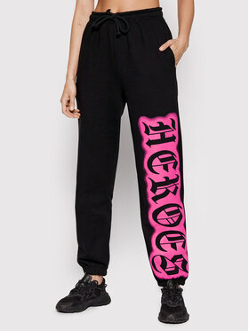 Local Heroes Local Heroes Spodnji del trenirke Royal Spray SS22P0017 Črna Regular Fit
