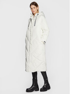 Hugo Hugo Vatovaná bunda Favella-1 50473930 Écru Relaxed Fit