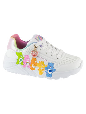 Skechers Skechers Sneakersy Uno Lite - Care Bears BFFs Biały