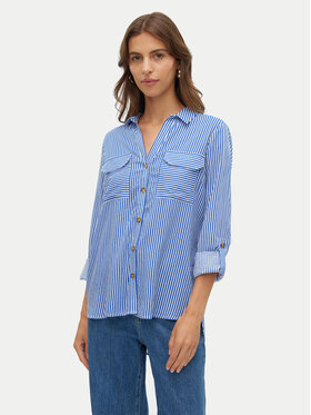 Vero Moda Vero Moda Košeľa Bumpy 10275283 Modrá Regular Fit