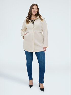 Fiorella Rubino Fiorella Rubino Cappotto invernale 8000L000081N011 Bianco Regular Fit