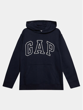 Gap Majica Dugih Rukava 516663-02 Tamnoplava Regular Fit