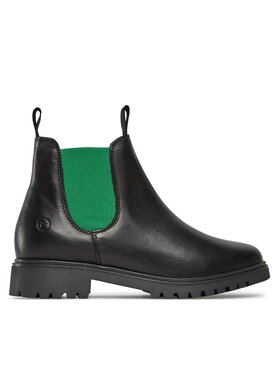 Tamaris Tamaris Kotníková obuv s elastickým prvkem 1-25070-41 Černá