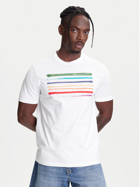 United Colors Of Benetton United Colors Of Benetton T-shirt 3BL0U10AG Bianco Relaxed Fit