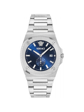 Versace Versace Zegarek VE0V00225 Srebrny