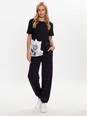 Paprocki & Brzozowski Paprocki & Brzozowski T-shirt TSHRCOM2104 Nero Regular Fit