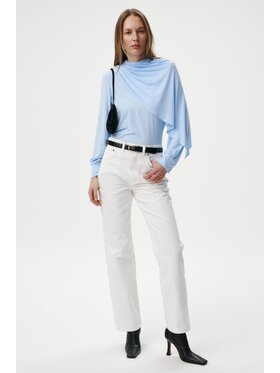 MARI PRETI MARI PRETI Jeansy Denim Dream II Biały Long Fit