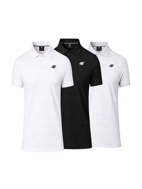4F 4F T-Shirt Z-0771-3-A Biały Regular Fit