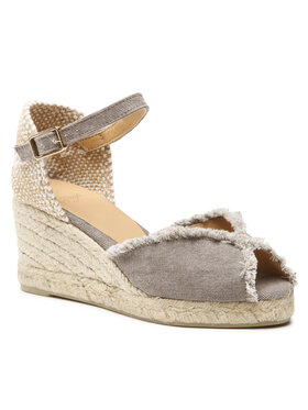 Castañer Castañer Espadrilky Betina/6/002 022985-105 Strieborná
