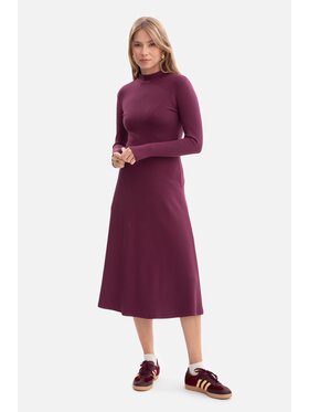 BeWear BeWear Sukienka dzianinowa b299 Fioletowy Baggy Fit