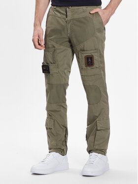 Aeronautica Militare Aeronautica Militare Spodnie materiałowe 231PA1387CT1493 Khaki Regular Fit