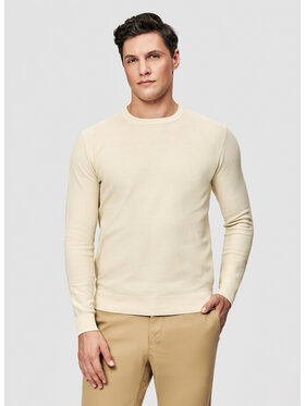 Pako Lorente Pako Lorente Sweter P26SF-2X-001 Beżowy Classic Fit