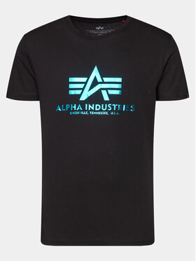 Alpha Industries Alpha Industries T-Shirt Basic Foll Print 100501FP Černá Regular Fit