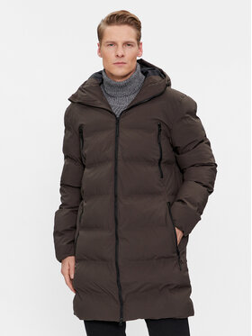 4F 4F Kurtka zimowa 4FAW23TDJAM246 Khaki Regular Fit