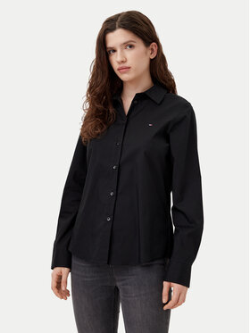 Tommy Hilfiger Tommy Hilfiger Cămașă WW0WW44084 Negru Regular Fit