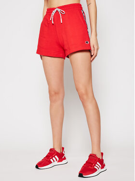 Champion Champion Short de sport Detail Logo Tape 112764 Rouge Custom Fit
