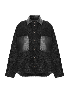 Magda Matyja Magda Matyja Kurtka damska OKLAHOMA JACKET Czarny Regular Fit