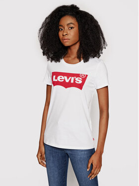 Levi's® Levi's® Majica The Perfect Graphic Tee 17369-0053 Bela Regular Fit