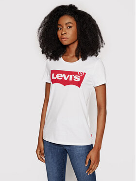 Levi's® Levi's® T-Shirt The Perfect Graphic Tee 17369-0053 Weiß Regular Fit