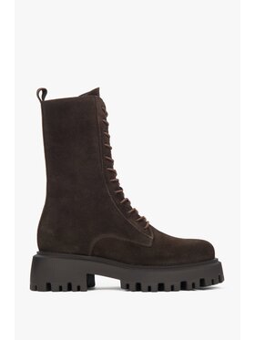 Estro Estro Botki ER00118117 Brązowy ciemny