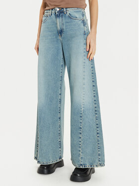 ViCOLO ViCOLO Traperice DS0114 Plava Wide Leg