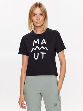 Mammut Mammut T-Shirt 1017-05170 Czarny Regular Fit