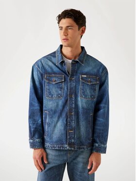 Guess Guess Kurtka przejściowa 176365 Niebieski Classic Fit