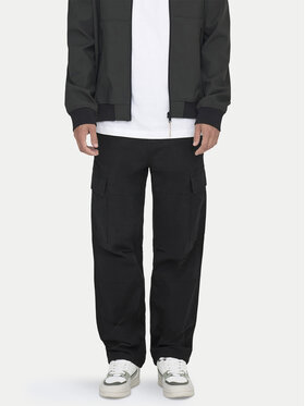 Only & Sons Only & Sons Szövet nadrág Ray 22028640 Fekete Loose Fit