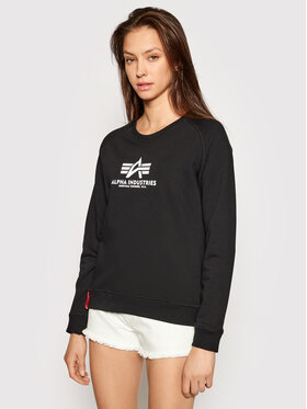 Alpha Industries Alpha Industries Sweatshirt New Basic 196031 Schwarz Regular Fit