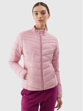 4F 4F Μπουφάν πουπουλένιο 4FWSS24TDJAF350-56S Ροζ Regular Fit