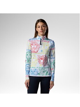 Rossignol Rossignol Bluza techniczna W Jcc Quarter Zip First Layer Kolorowy Slim Fit