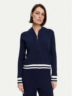 Fracomina Fracomina Strickjacke FJ25ST7003K41601 Dunkelblau Regular Fit