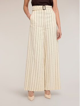 Motivi Motivi Pantaloni di tessuto P00CQ004560N0S1 Crema Over Fit