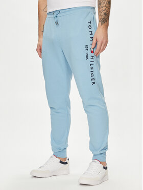 Tommy Hilfiger Tommy Hilfiger Pantaloni trening Logo MW0MW08388 Albastru celest Regular Fit