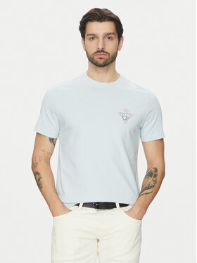 Guess Jeans Guess Jeans T-Shirt M5GI55 K8FQ4 Světle modrá Regular Fit