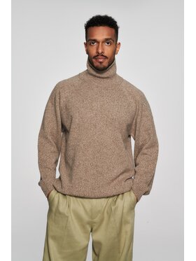 B SIDES B SIDES Golf SUPERPOWER Beżowy Regular Fit