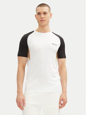 BOSS BOSS Tričko 50539114 Biela Slim Fit